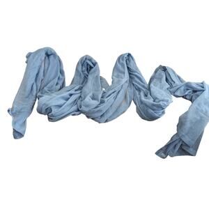 CROSCILL HOME FASHIONS! HYDRANGEA BLUE 21 FOOT LENGTH DRAPERY PANEL, 52" WIDE!